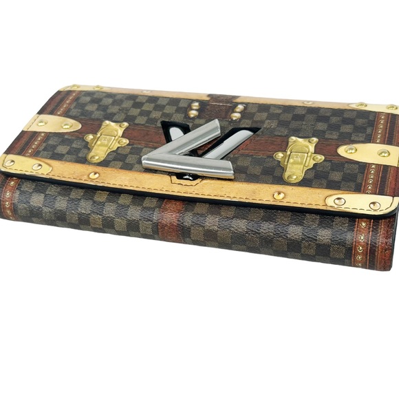 Louis Vuitton Transformed Damier Portefeuille Twist Trompe l'oeil Flap Wallet - Picture 5 of 13